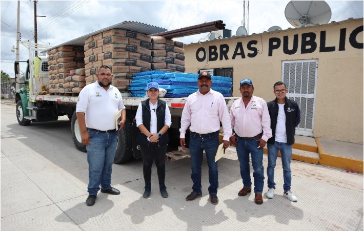 Entrega SDHyBC apoyos solicitados por el municipio de Julimes en atención a familias afectadas por lluvias