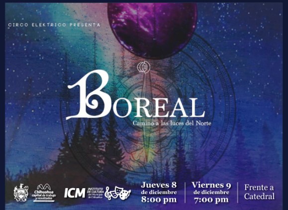 Disfruta del espectáculo circense “Boreal” frente a Catedral este 8 y 9 de diciembre