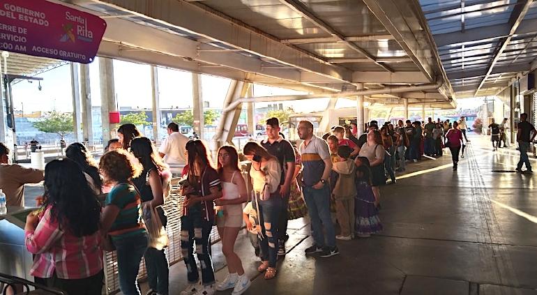 Anuncian ruta gratuita a las Ferias de Santa Rita