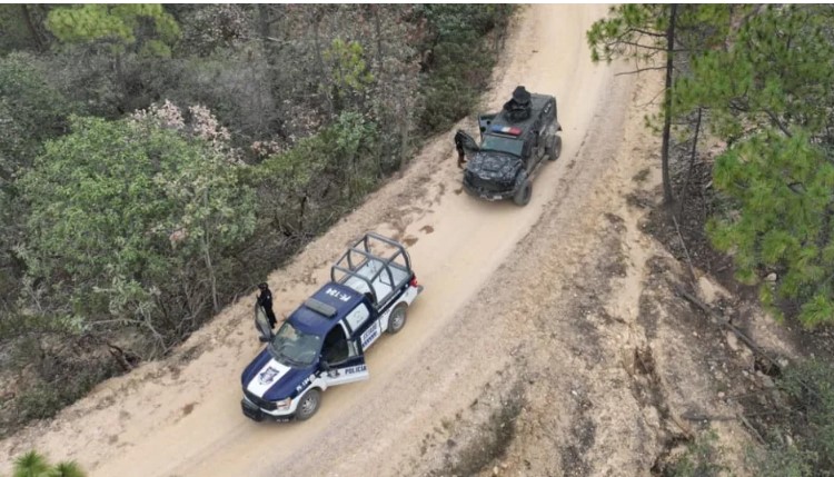 Emboscada que dejó tres policías muertos en Moris, Chihuahua
